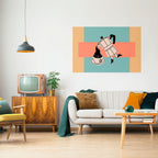 POWER ESPRESSO Póster Horizontal Adhesivo