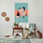 POWER ESPRESSO Póster Vertical Adhesivo