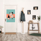 POWER ESPRESSO Póster Vertical Adhesivo