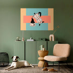 POWER ESPRESSO Póster Horizontal Adhesivo