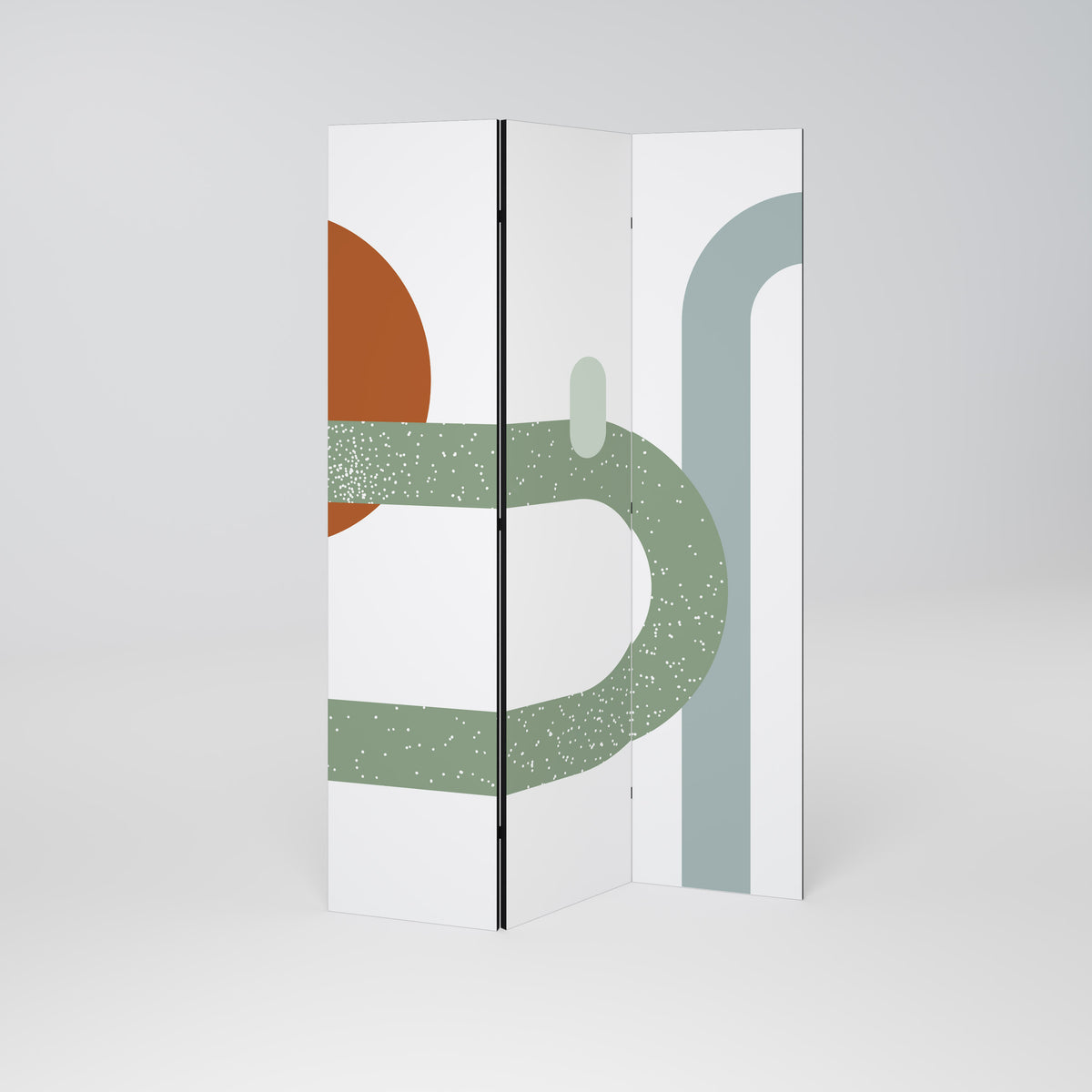 INFINITY'S EMBRACE Biombo de 3 paneles