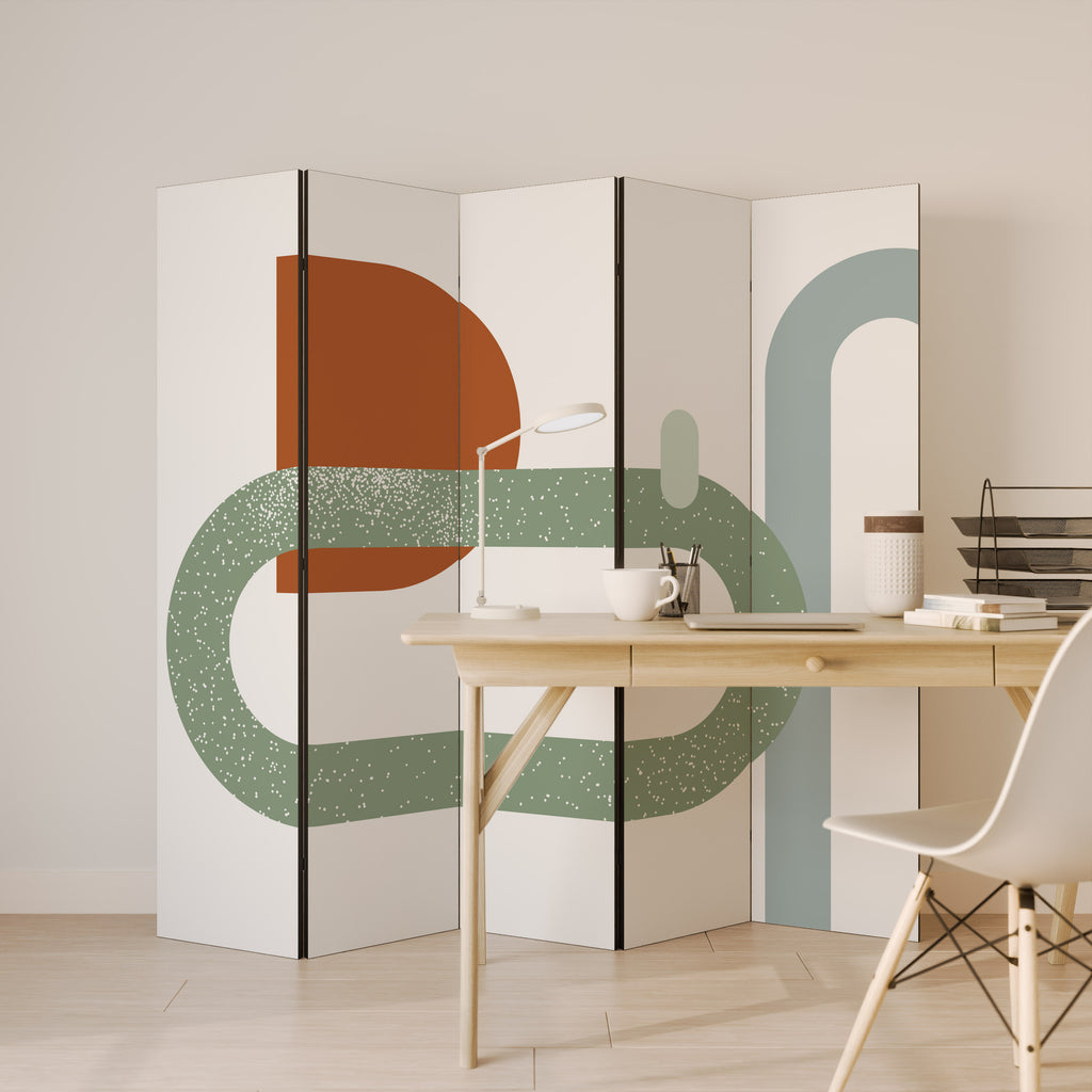 INFINITY'S EMBRACE Decorative 5-Panel Room Divider
