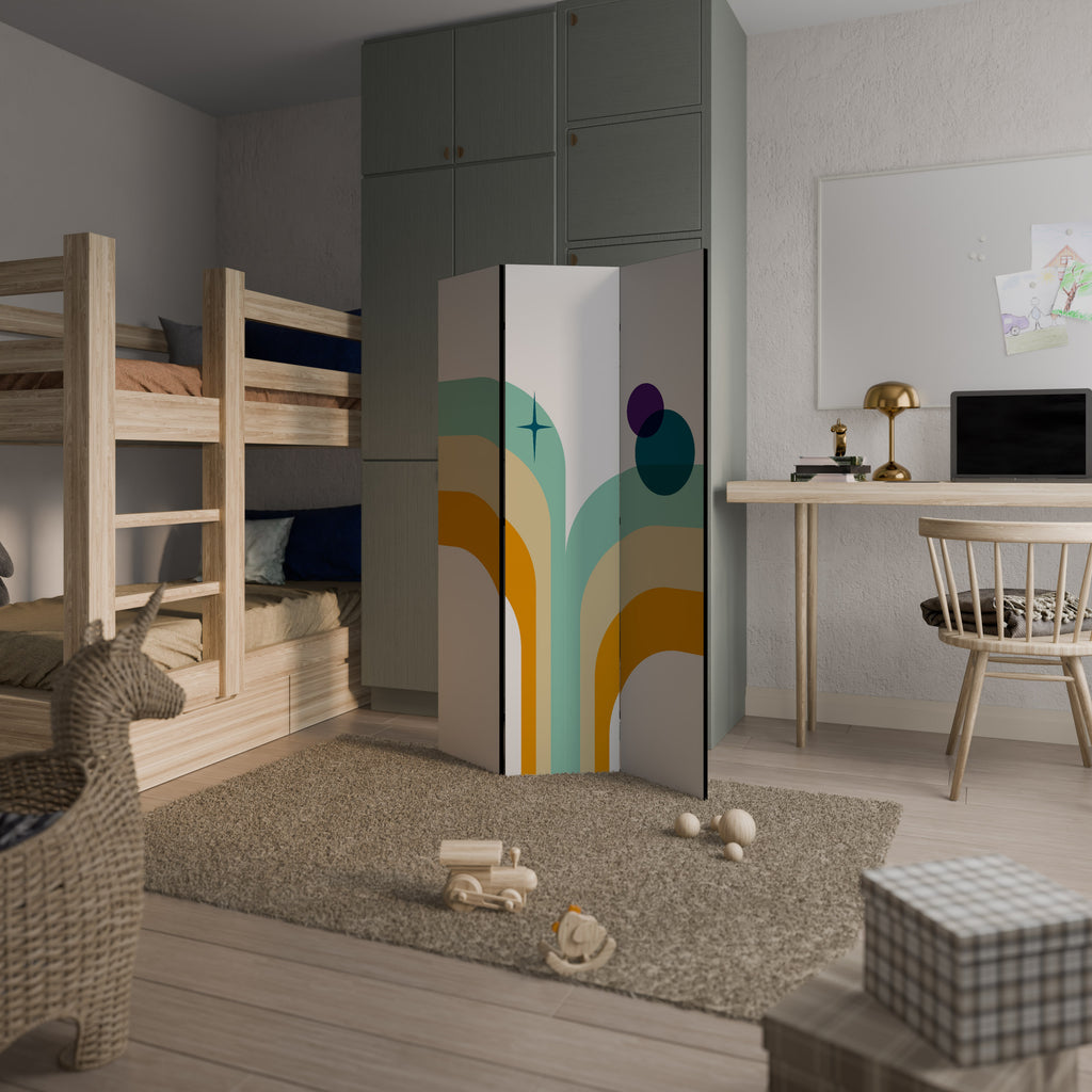 Biombo decorativo de 3 paneles COLOR SOLSTICE