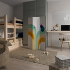 COLOR SOLSTICE Biombo Decorativo de 3 Paneles