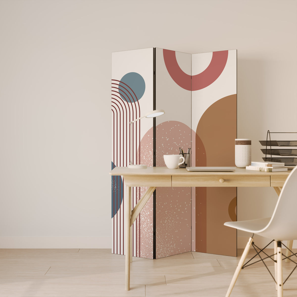 SHAPESCAPE LEAP Biombo de 3 paneles