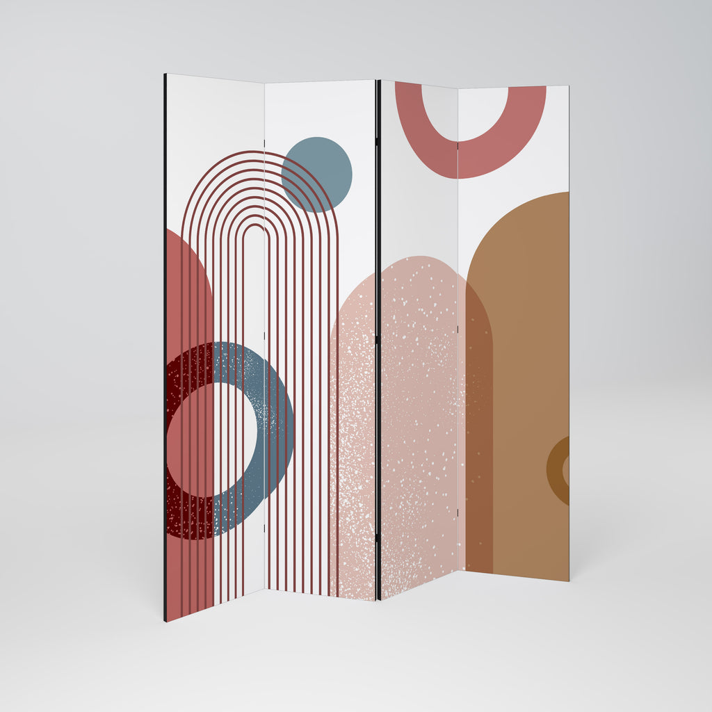 SHAPESCAPE LEAP Decorative 4-Panel Room Divider