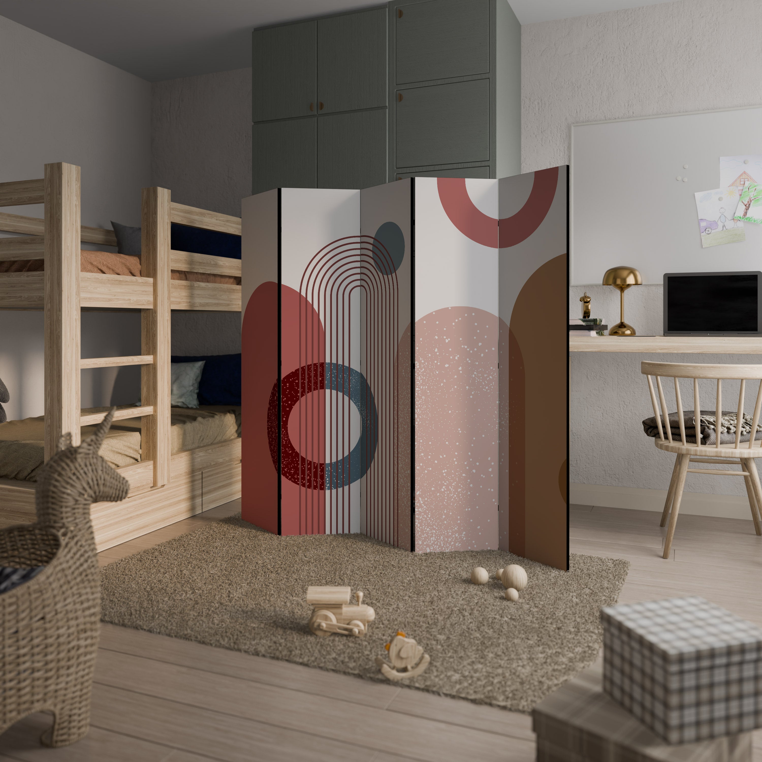 SHAPESCAPE LEAP 5-Panel Room Divider