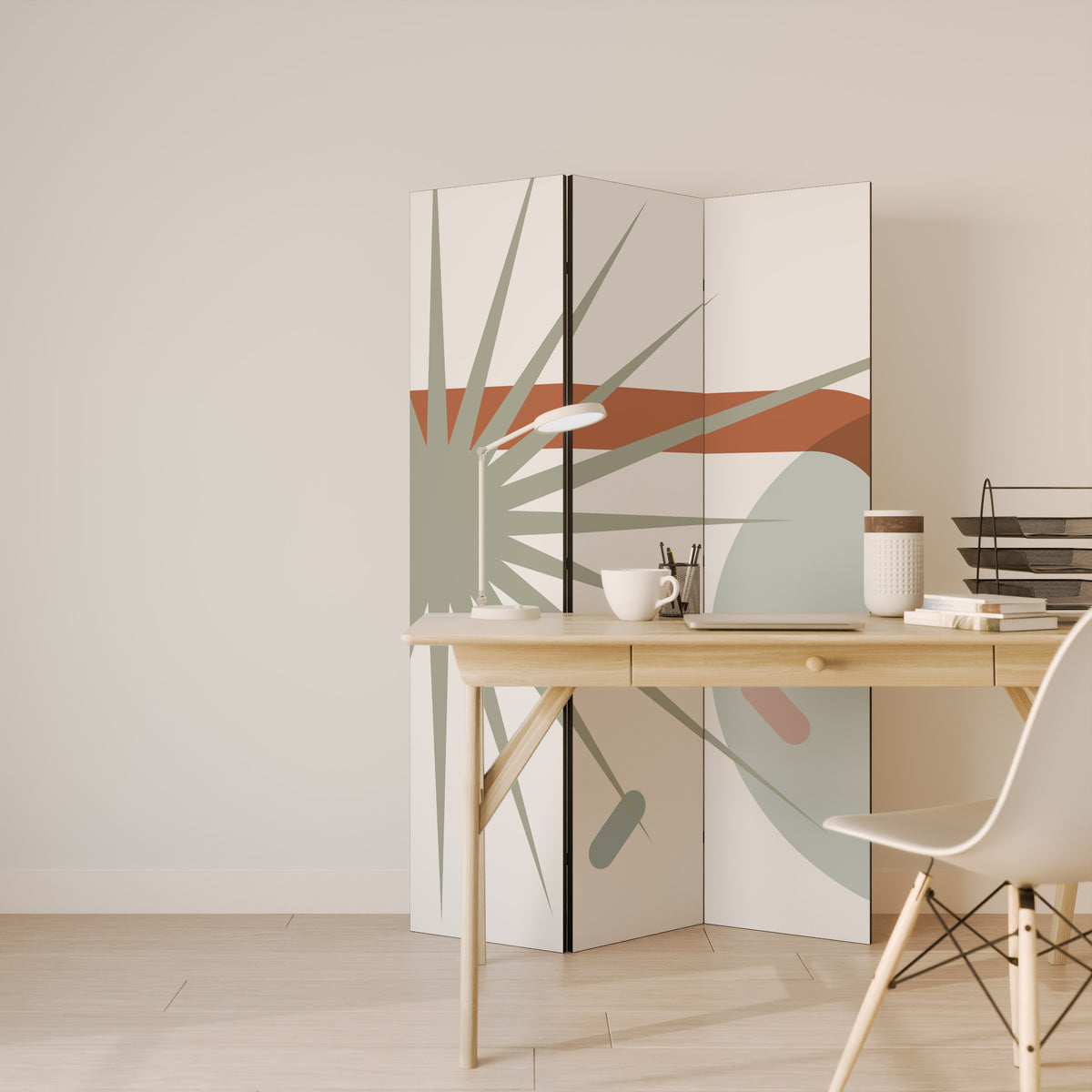 SHAPESHIFT FUSION Biombo de 3 paneles