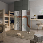 SHAPESHIFT FUSION Biombo Decorativo de 4 Paneles