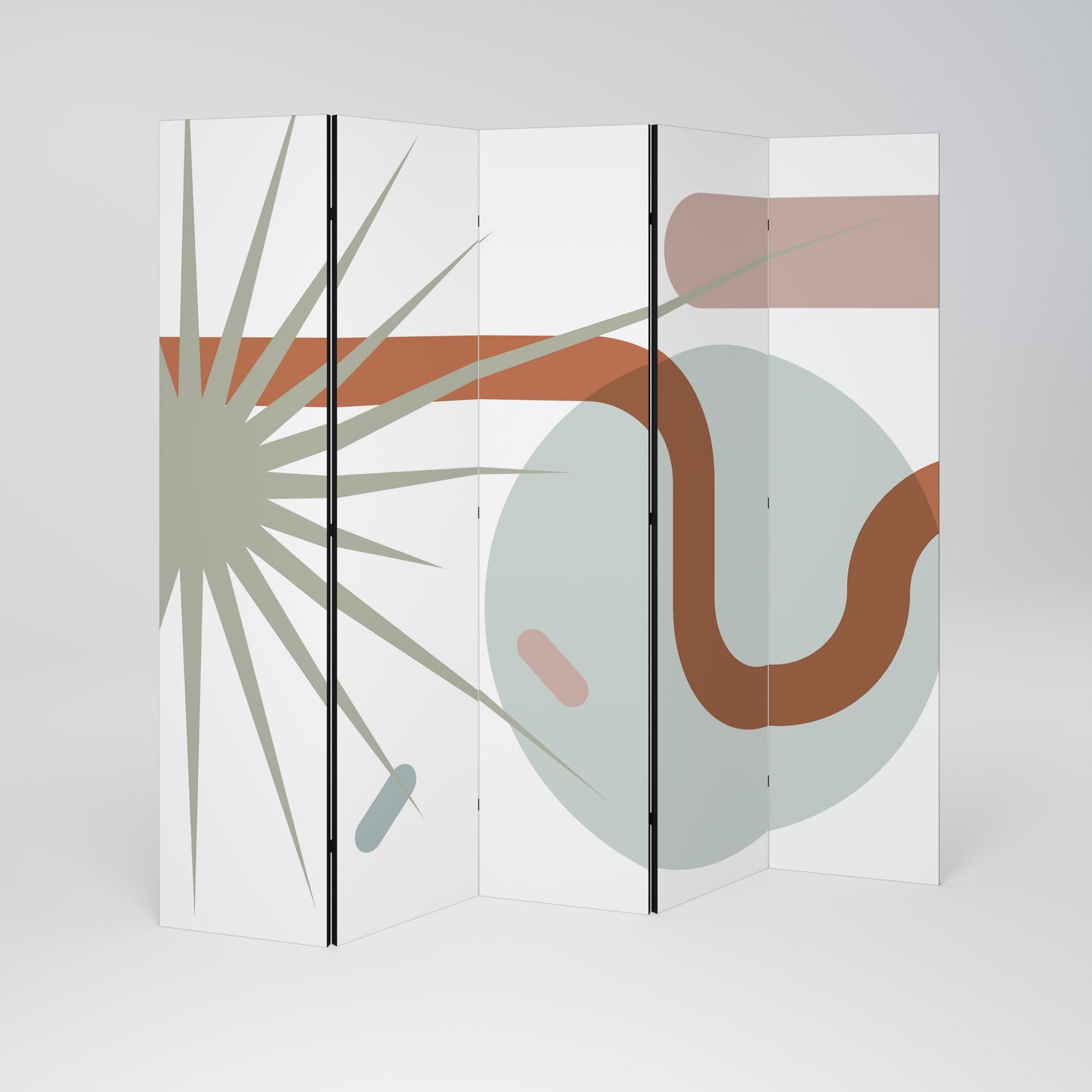 SHAPESHIFT FUSION Biombo de 5 paneles