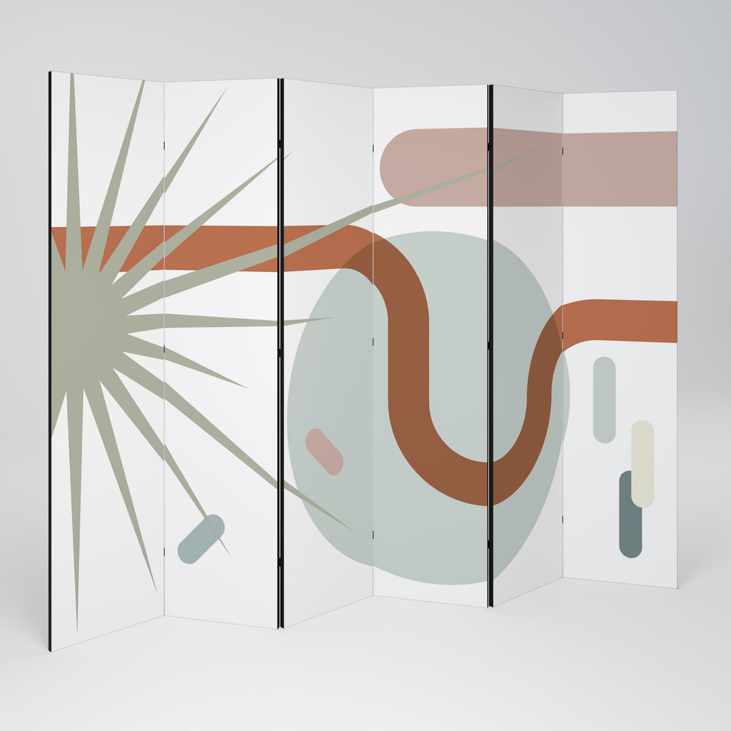 SHAPESHIFT FUSION Decorative 6-Panel Room Divider