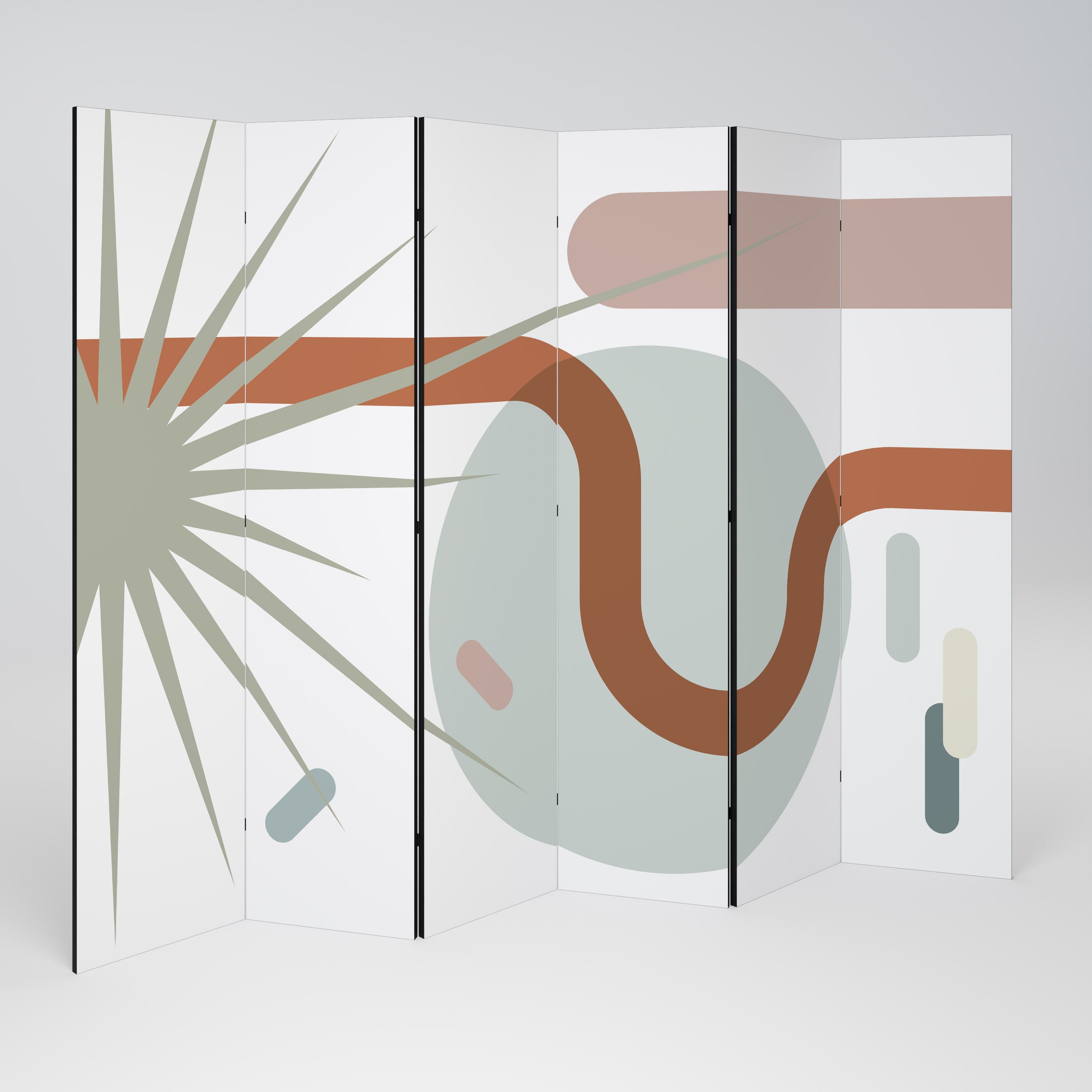 SHAPESHIFT FUSION Decorative 6-Panel Room Divider