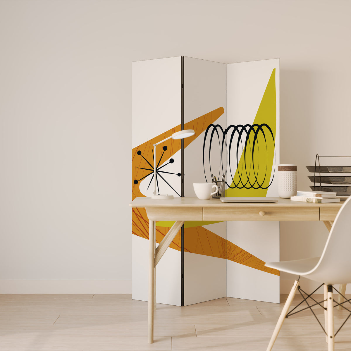 MAGNETIC HIT Biombo de 3 paneles