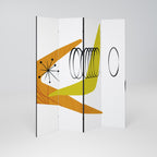 MAGNETIC HIT Biombo de 4 paneles