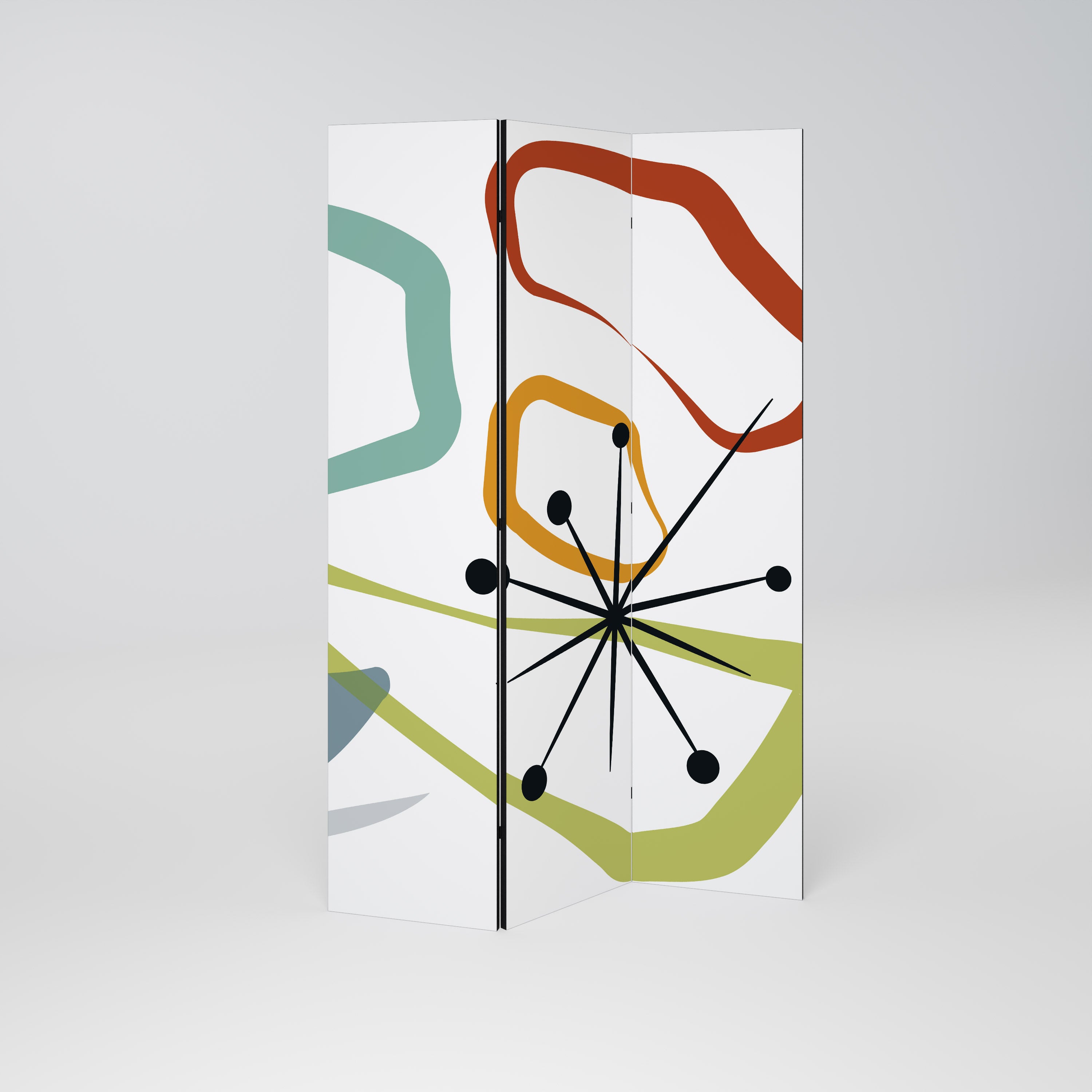 Biombo decorativo de 3 paneles INTO THE RIM