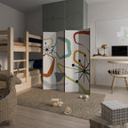 INTO THE RIM Decorative 4-Panel Room Divider