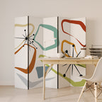 INTO THE RIM Biombo Decorativo de 5 Paneles