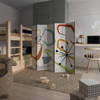 INTO THE RIM Biombo Decorativo de 5 Paneles