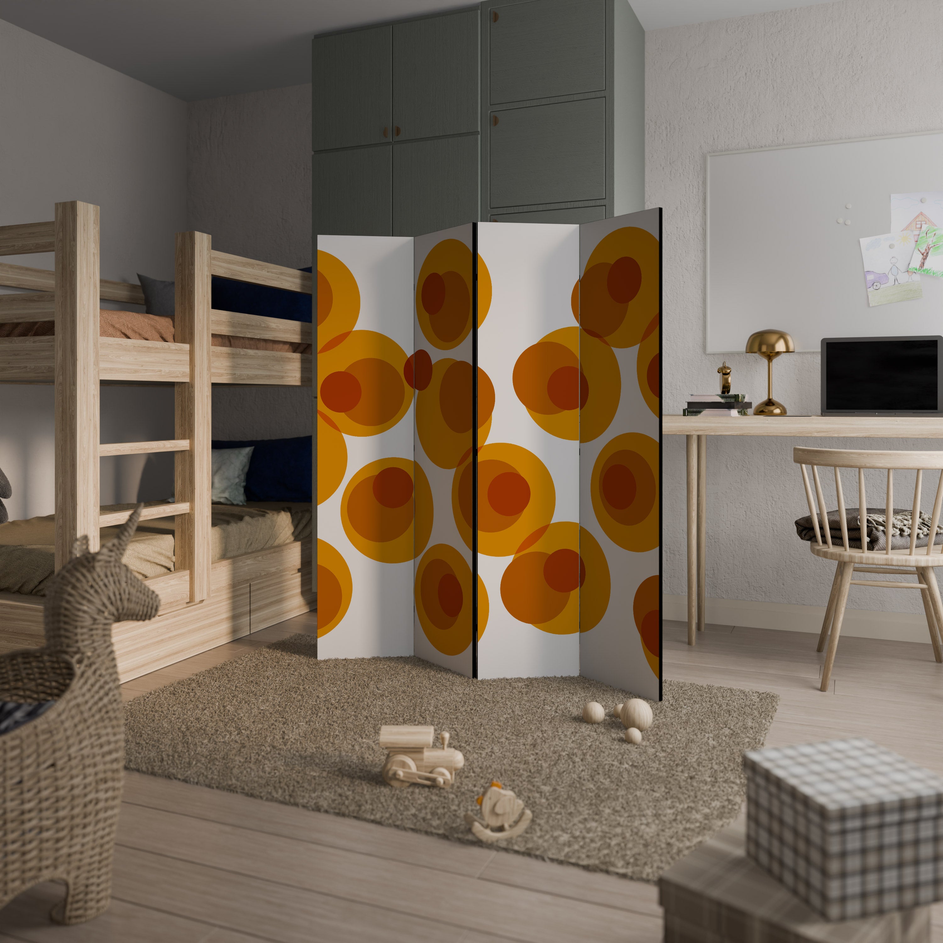 CONFIGURATION LOSS Biombo de 4 paneles