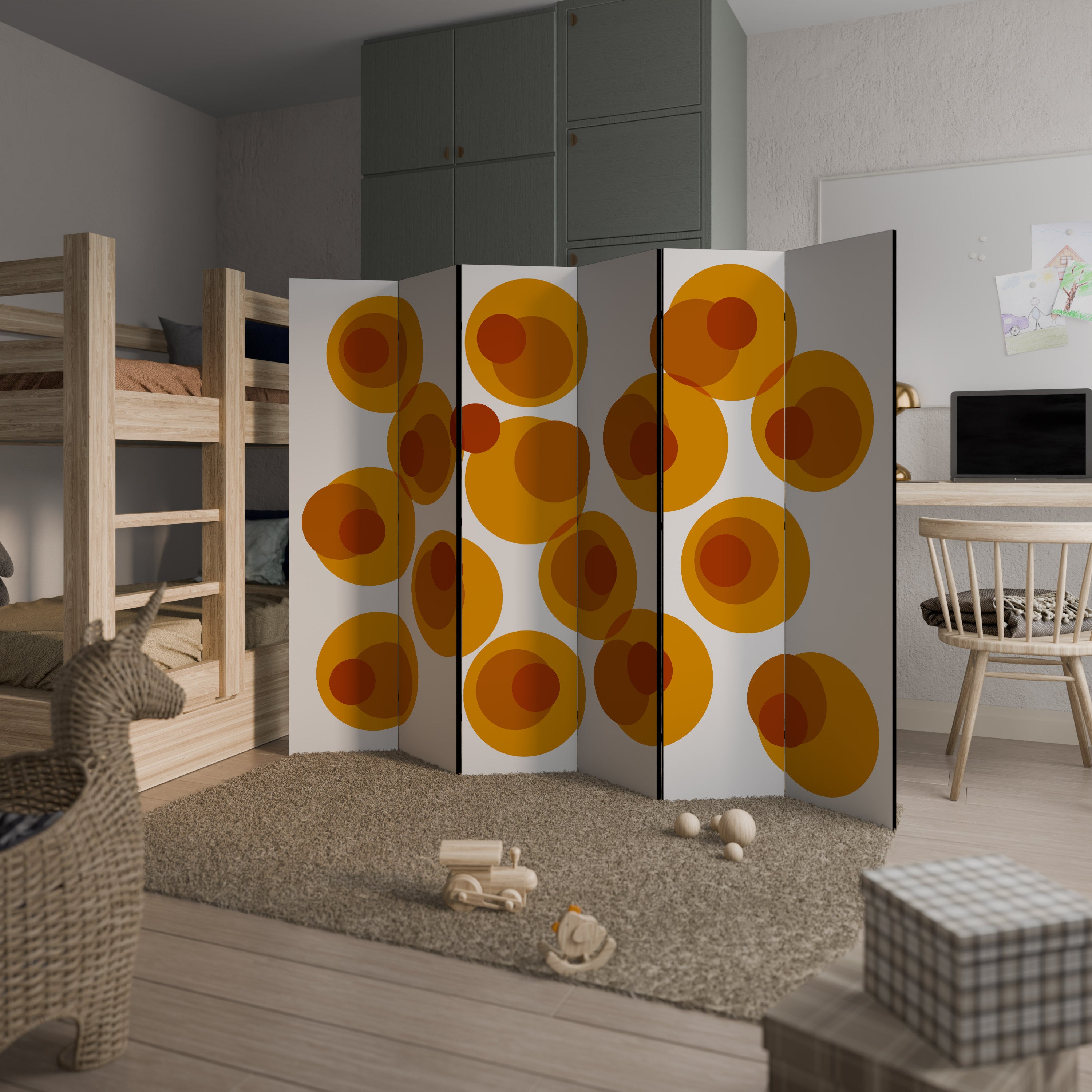 CONFIGURATION LOSS Biombo de 6 paneles