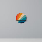 PRISM CONCUSSION Estante Redondo Decorativo en Acabado Negro