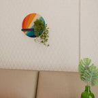 PRISM CONCUSSION Estante Redondo Decorativo en Acabado Negro