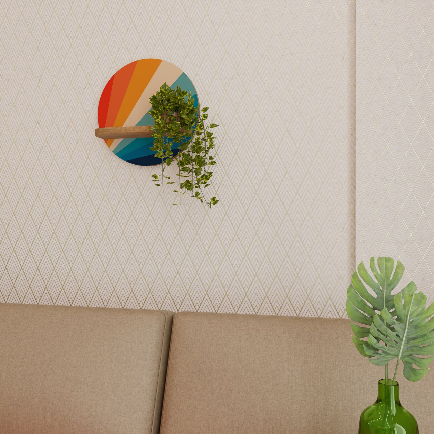 PRISM CONCUSSION Art Shelf