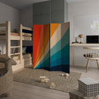 PRISM CONCUSSION Decorative 4-Panel Room Divider
