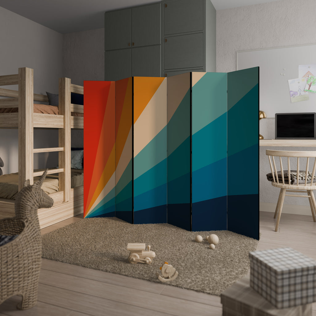 PRISM CONCUSSION Biombo de 6 paneles