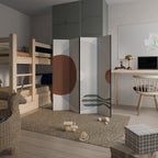 QUIET SNAPSHOT Biombo Decorativo de 4 Paneles