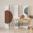 QUIET SNAPSHOT Biombo Decorativo de 5 Paneles