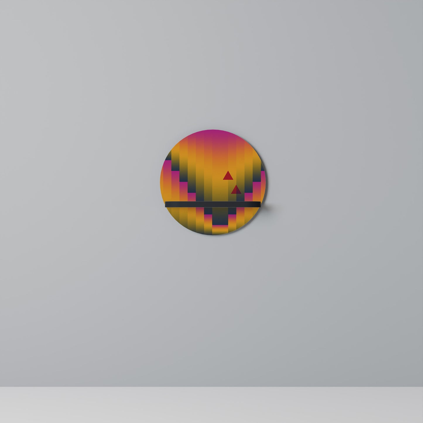 GOLDEN FADE Art Shelf
