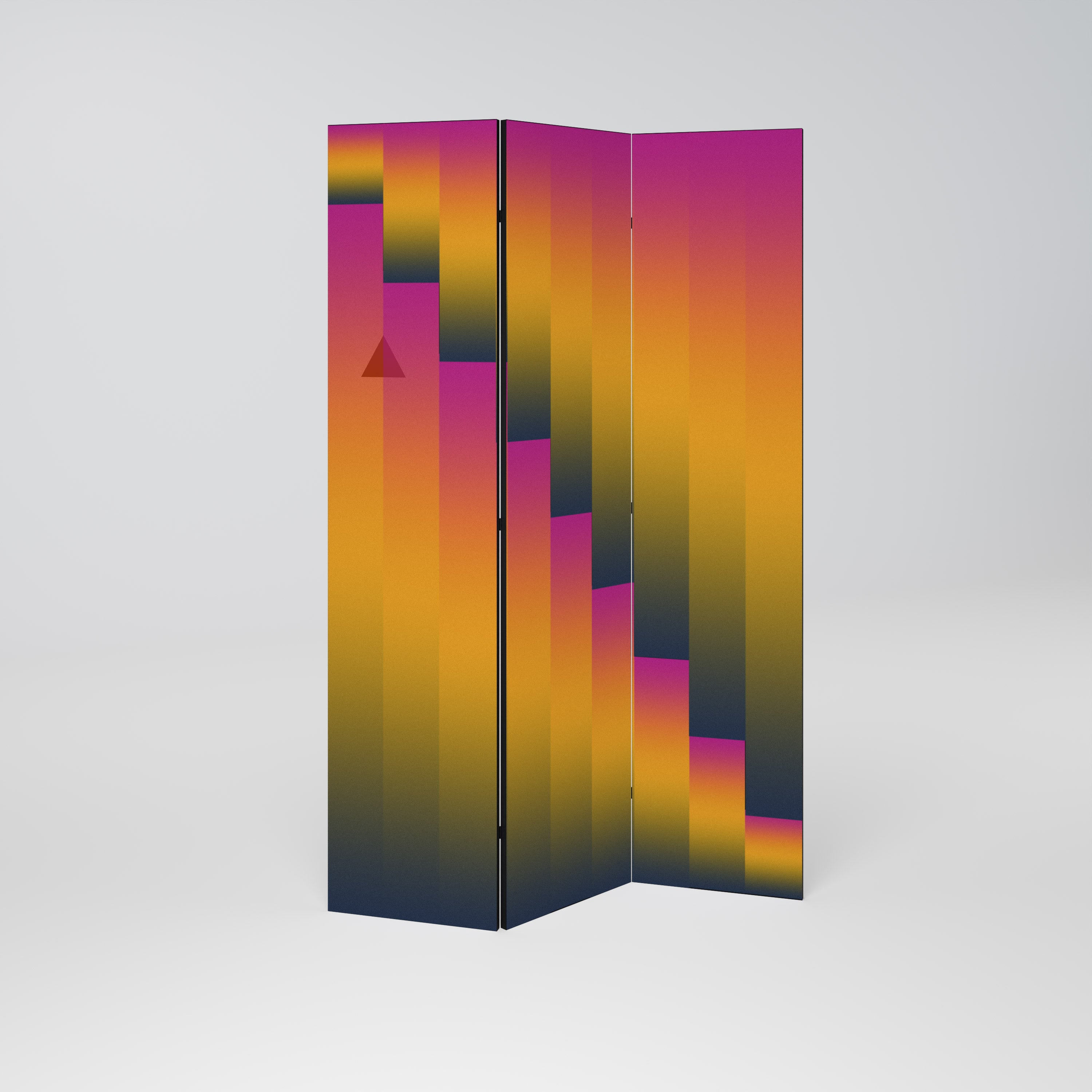 GOLDEN FADE 3-Panel Room Divider