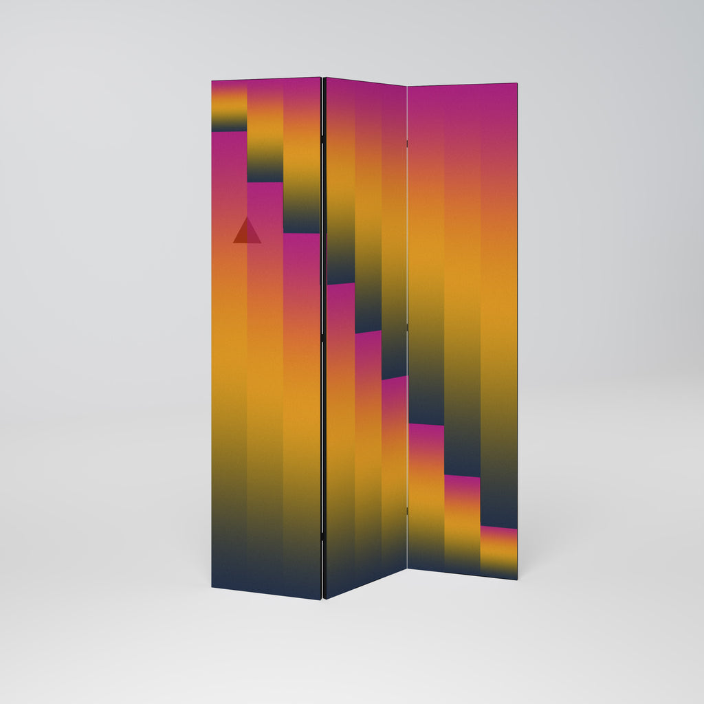 Biombo decorativo de 3 paneles GOLDEN FADE