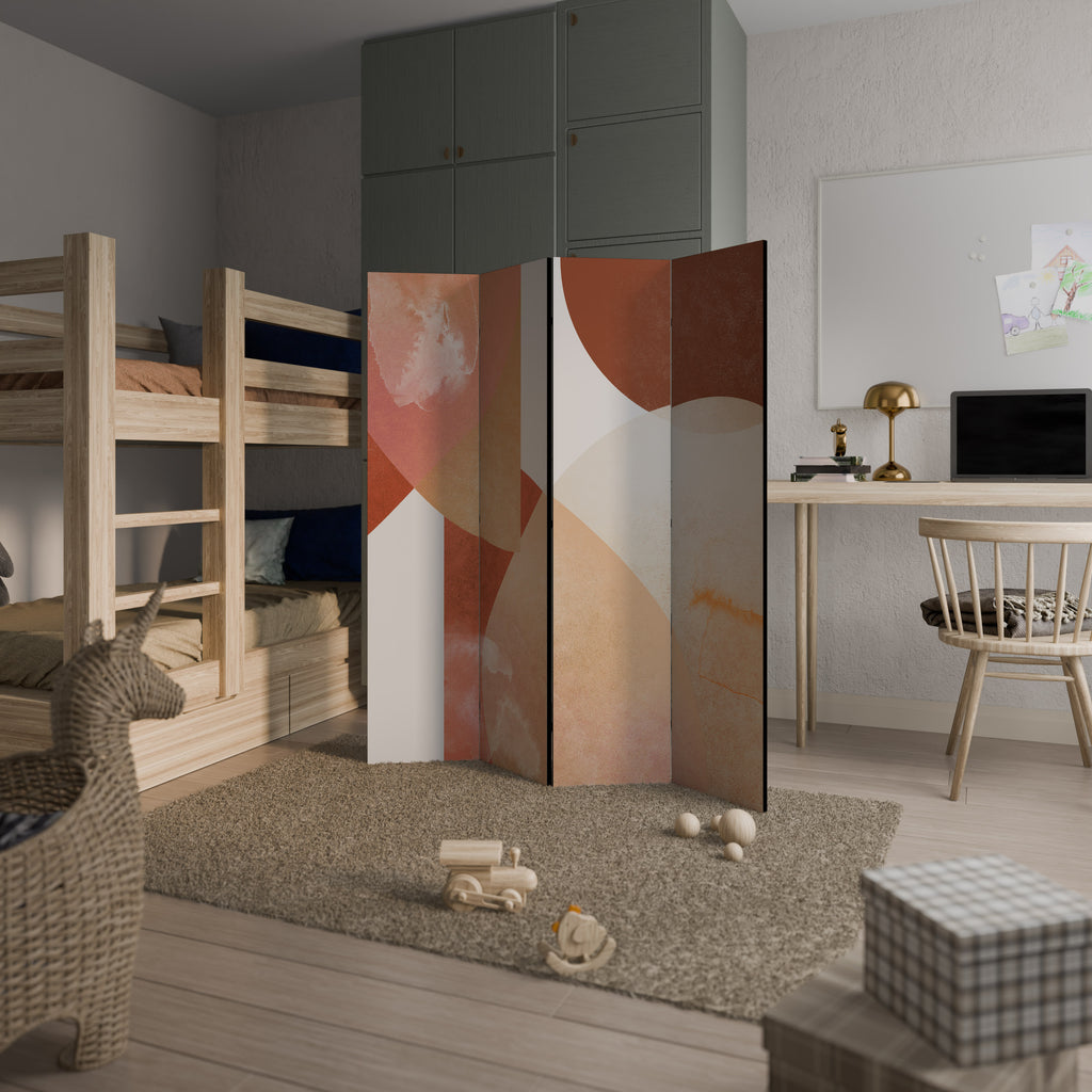 LEVITATING HOURS Decorative 4-Panel Room Divider