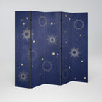 MIDNIGHT PATH Decorative 5-Panel Room Divider