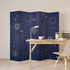 MIDNIGHT PATH Decorative 5-Panel Room Divider