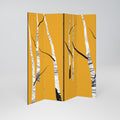 BIRCH ABSTRACT Biombo Decorativo de 4 Paneles