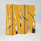 BIRCH ABSTRACT Decorative 5-Panel Room Divider