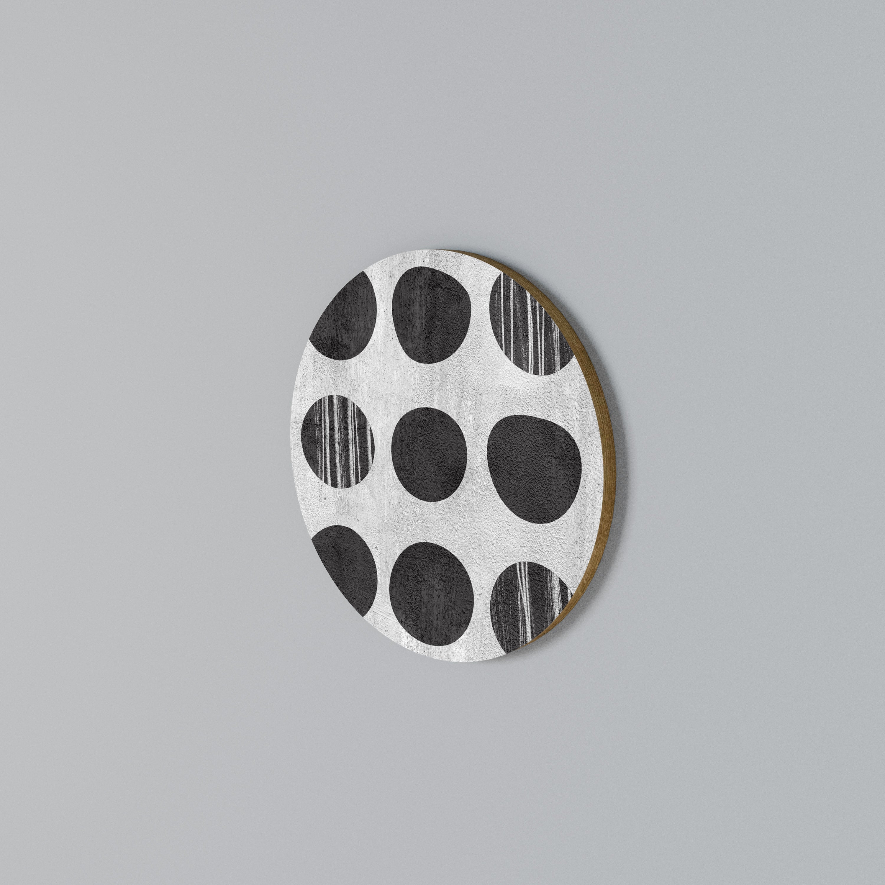 GHOSTLY GRADIENTS Round Wall Art