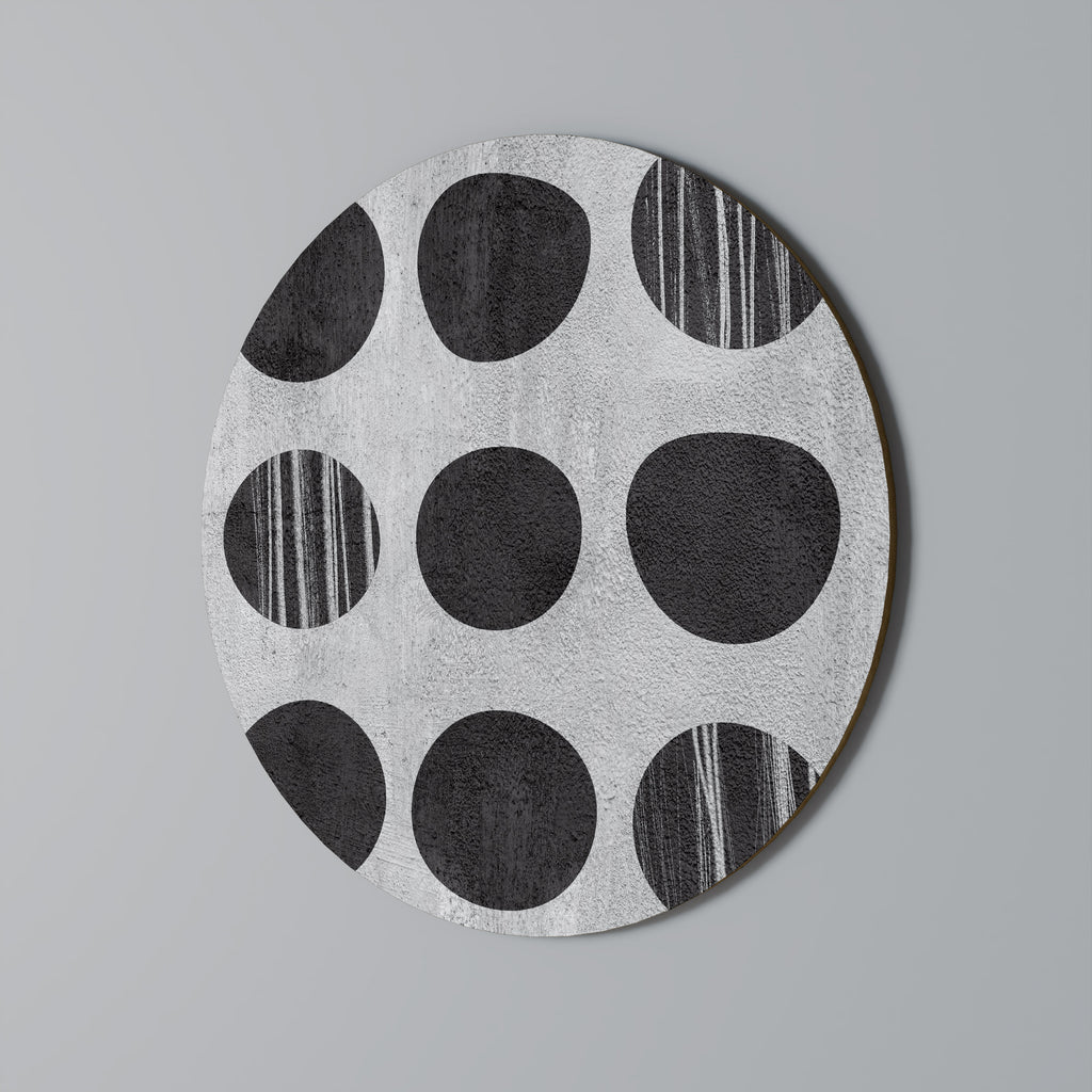 GHOSTLY GRADIENTS Round Wall Art