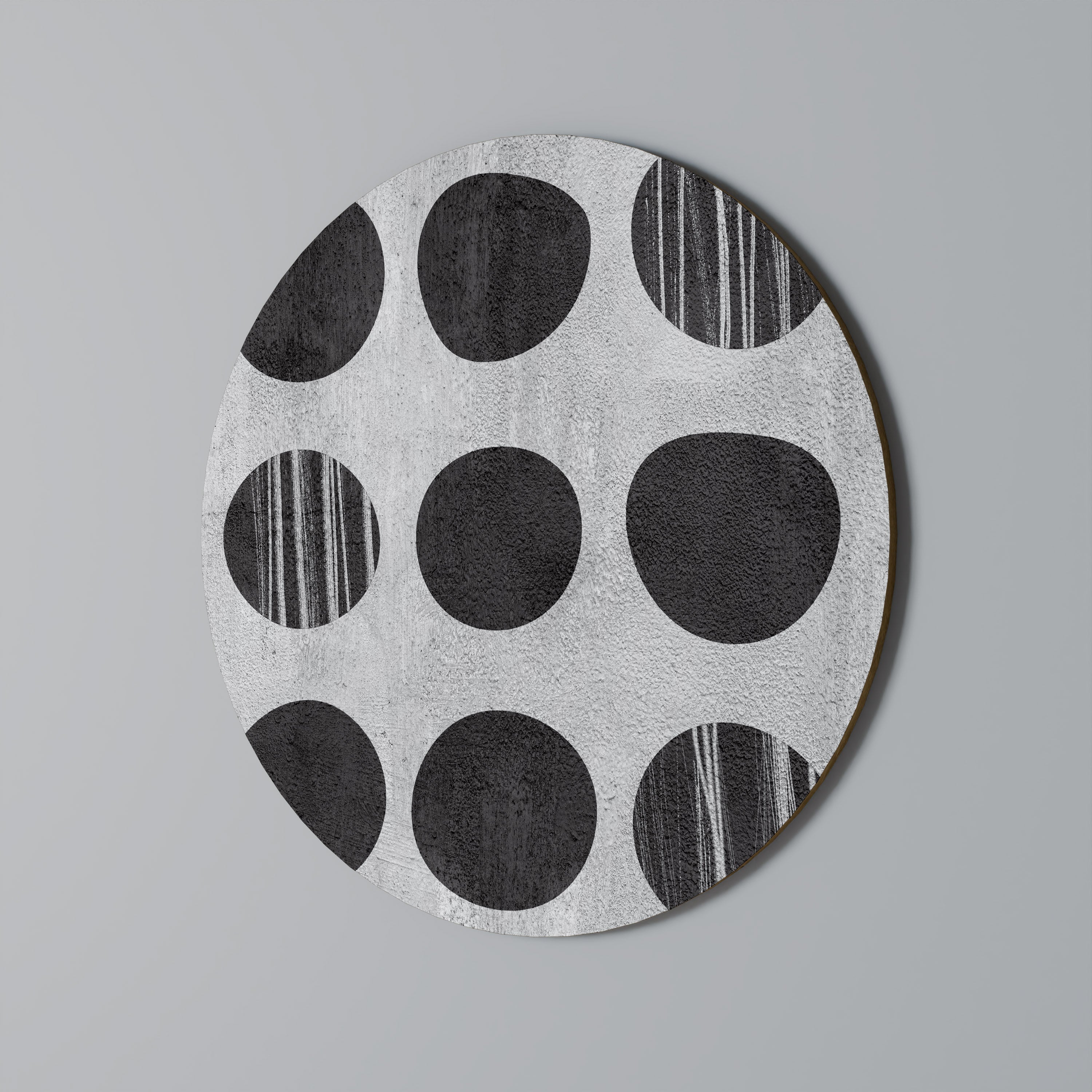 GHOSTLY GRADIENTS Round Wall Art