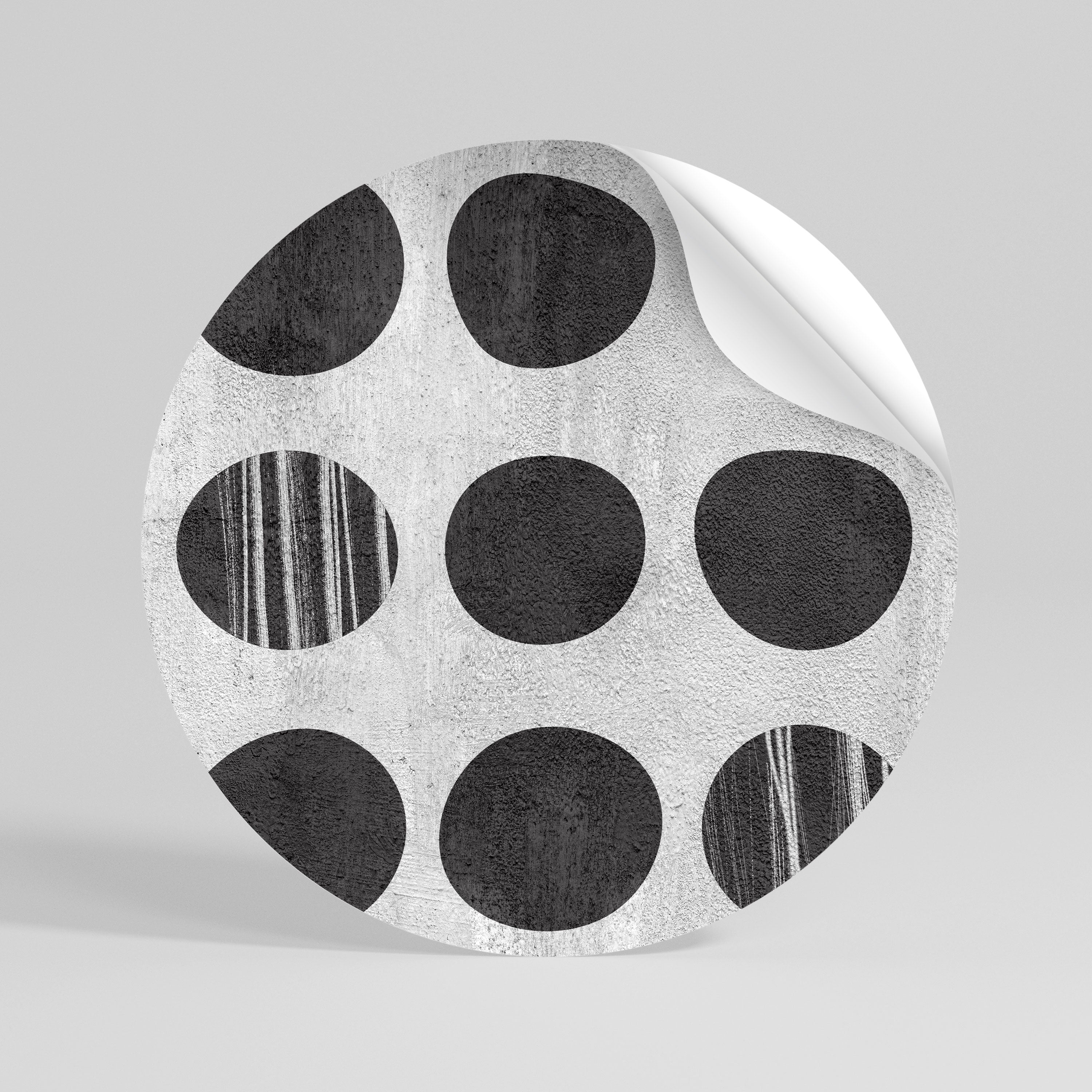 GHOSTLY GRADIENTS Vinilo adhesivo redondo