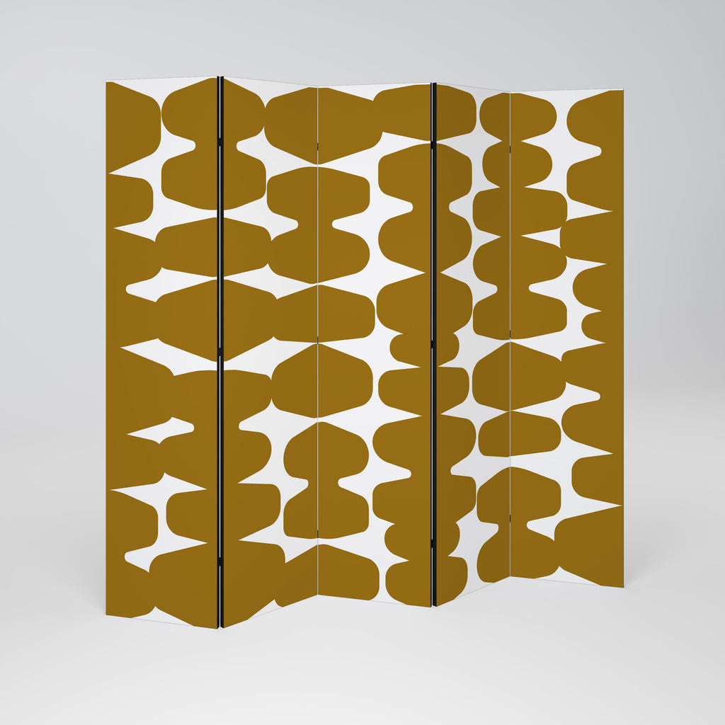MOLTEN ECHOES 5-Panel Room Divider