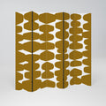 MOLTEN ECHOES Decorative 5-Panel Room Divider