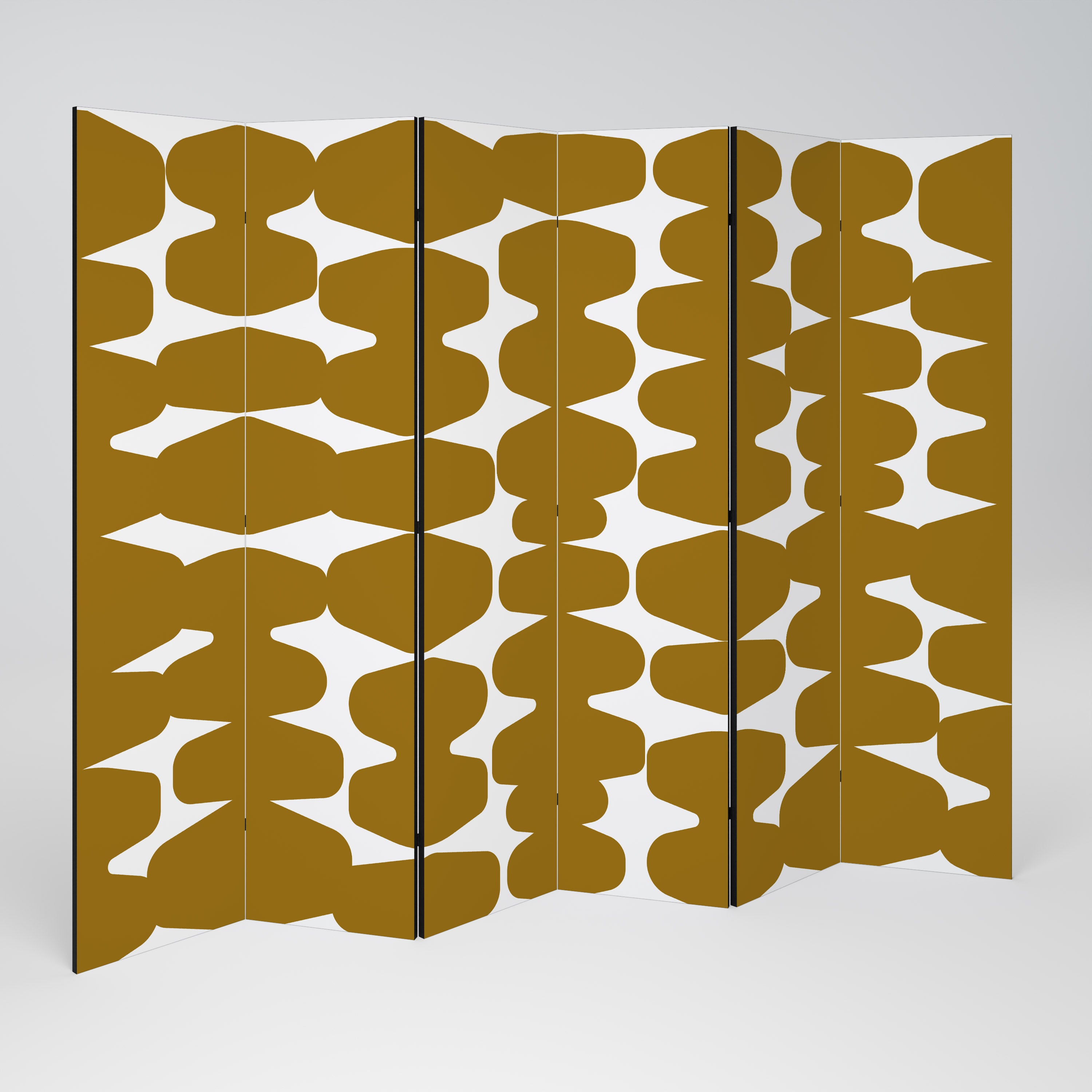 MOLTEN ECHOES Decorative 6-Panel Room Divider