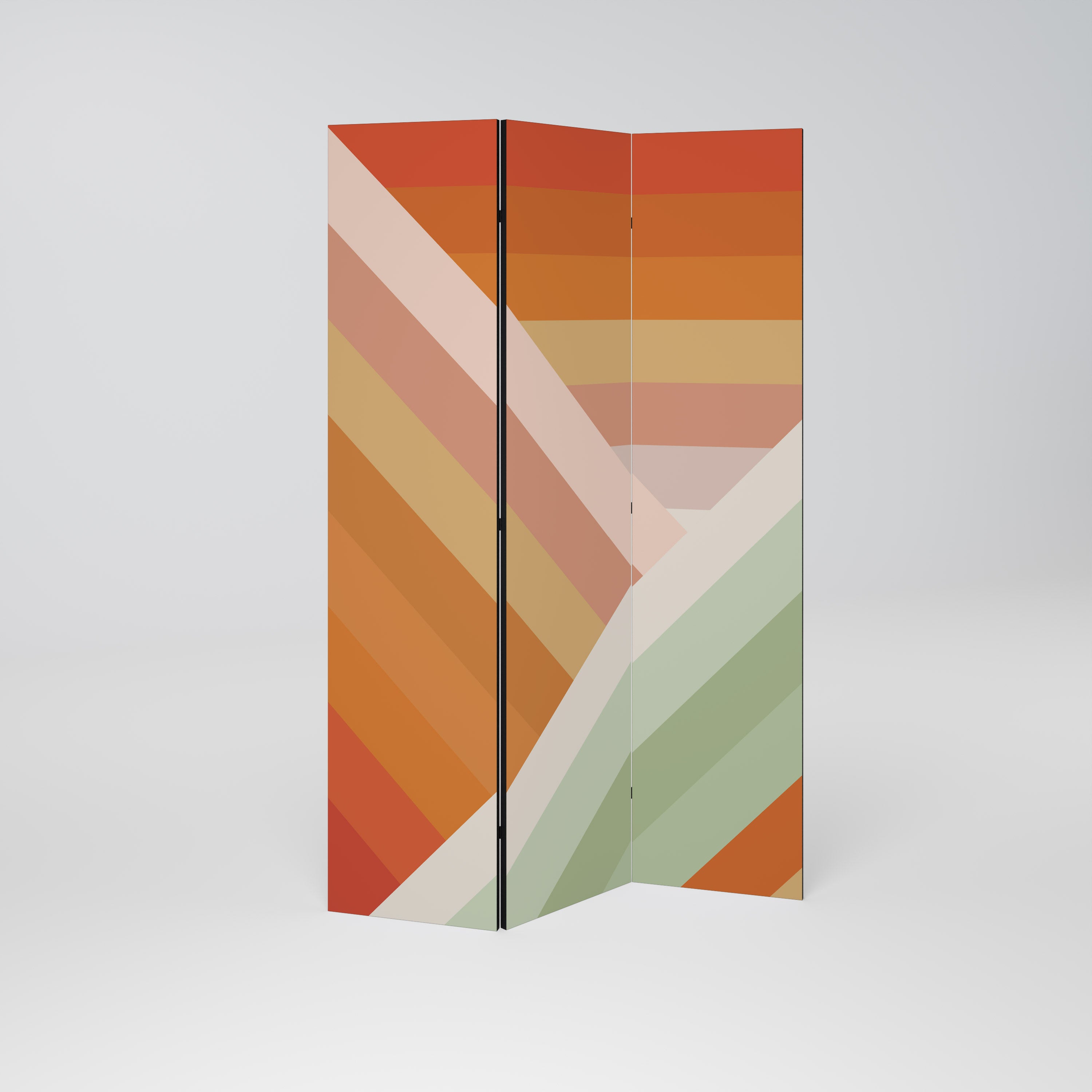 Divisor de ambientes decorativo de 3 paneles GRADIENT PICKS