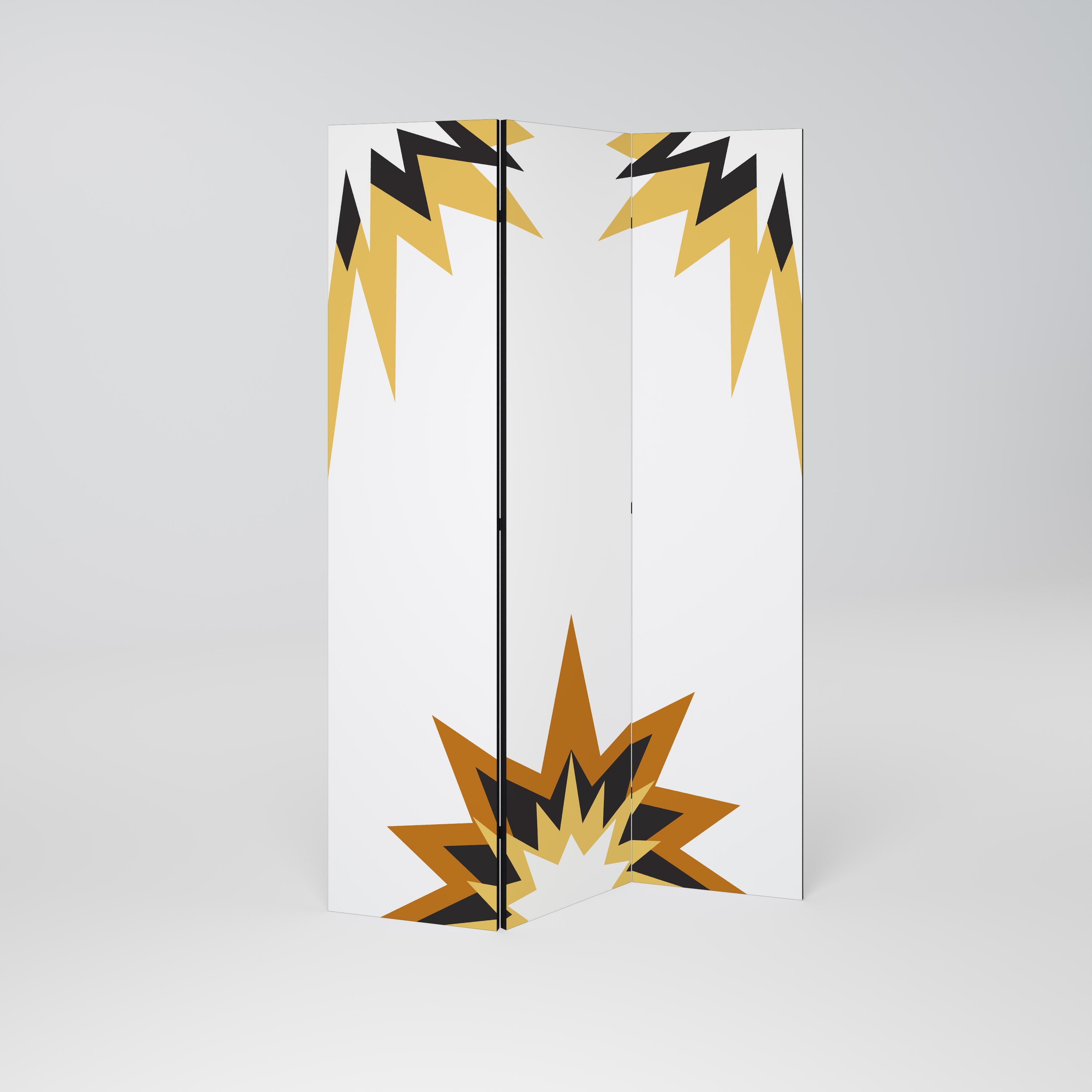Biombo decorativo de 3 paneles EXPLOSIVE HARMONY