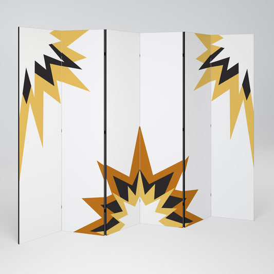EXPLOSIVE HARMONY Biombo de 6 paneles