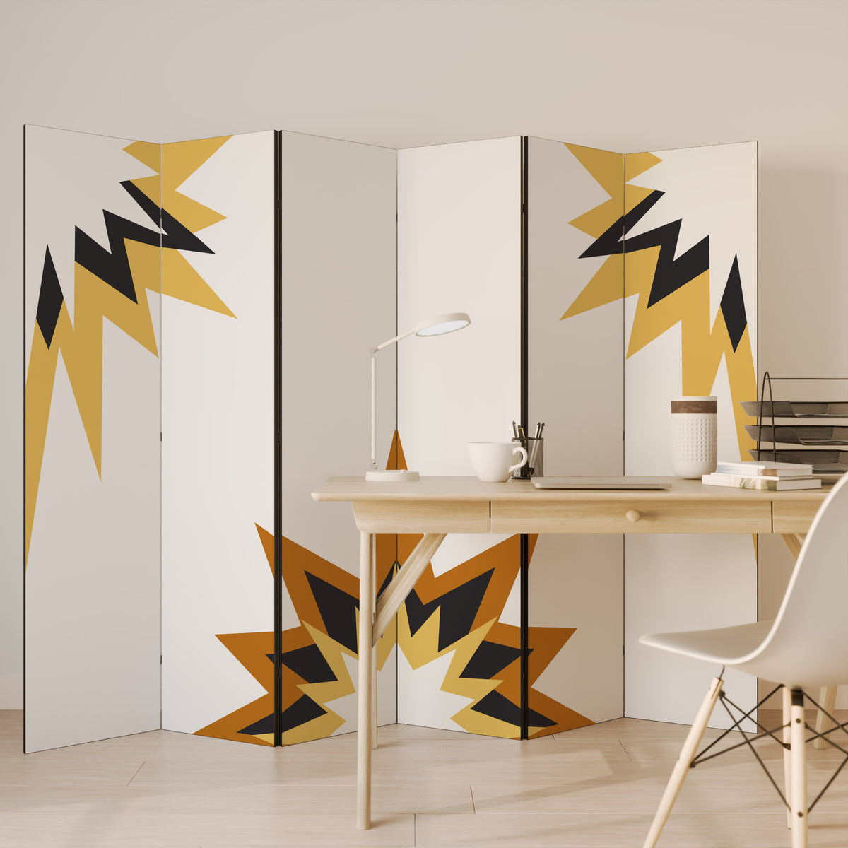EXPLOSIVE HARMONY Biombo de 6 paneles